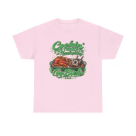 Cookin' Two Turkeys Eagles Cowboys 11.26.26 T-Shirt, Light Pink, front view 2