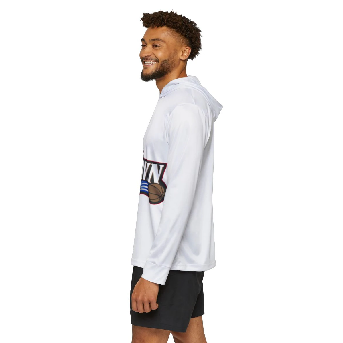 LeJawn Men's Warmup Hoodie - Lebron James Inspired 76ers Design - color options - L - other product mockup