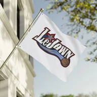 LeJawn Double Sided Tailgate Flag - Lebron James Inspired 76ers Design - color options - 30'' × 40'' - other product mockup