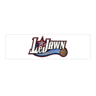LeJawn Bumper Stickers - Lebron James Inspired 76ers Design - color options - 11" × 3" - other product mockup