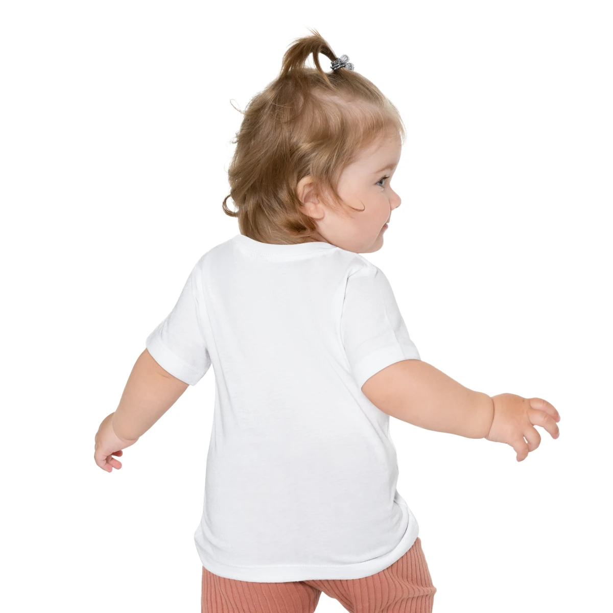 LeJawn Baby Short Sleeve T-Shirt - Lebron James Inspired 76ers Design - White - 4-size options - other product mockup