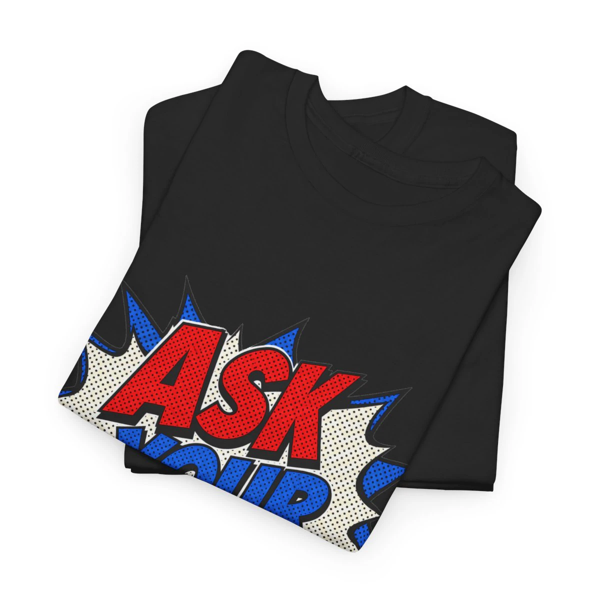 "Ask Your Mother" Vintage Comic Unisex T-Shirt product mockup 4