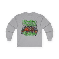 Smokin' Two Turkeys Eagles Cowboys 11.26.26 Long Sleeve T-Shirt, Sport Grey, front view 3