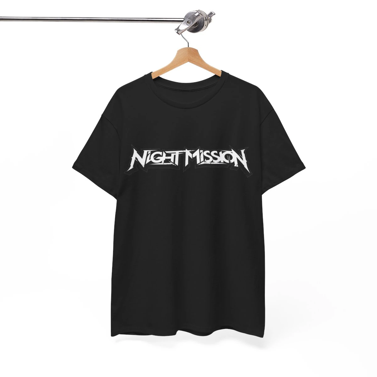 Night Mission Logo Unisex T-Shirt product mockup 3