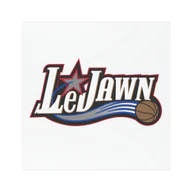 LeJawn Car Magnet - Lebron James Inspired 76ers Design - color options - 5'' × 5'' - other product mockup