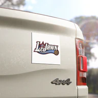 LeJawn Car Magnet - Lebron James Inspired 76ers Design - color options - 5'' × 5'' - other product mockup