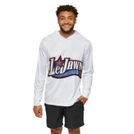 LeJawn Men's Warmup Hoodie - Lebron James Inspired 76ers Design - color options - L - other product mockup
