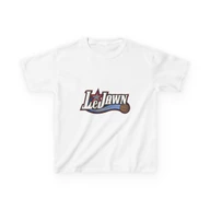 LeJawn Kids T-Shirt - Lebron James Inspired 76ers Design - White - 5-size options - front product mockup