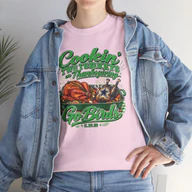 Cookin' Two Turkeys Eagles Cowboys 11.26.26 T-Shirt, Light Pink, product view 10
