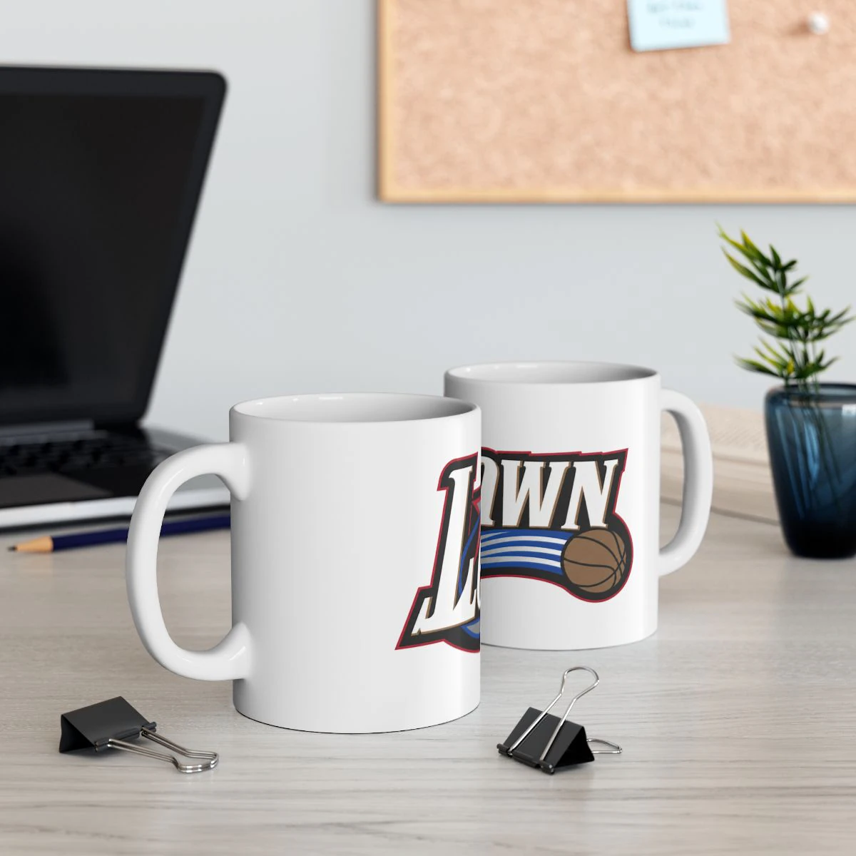 LeJawn Mug - Lebron James Inspired 76ers Design - color options - 11oz - other product mockup