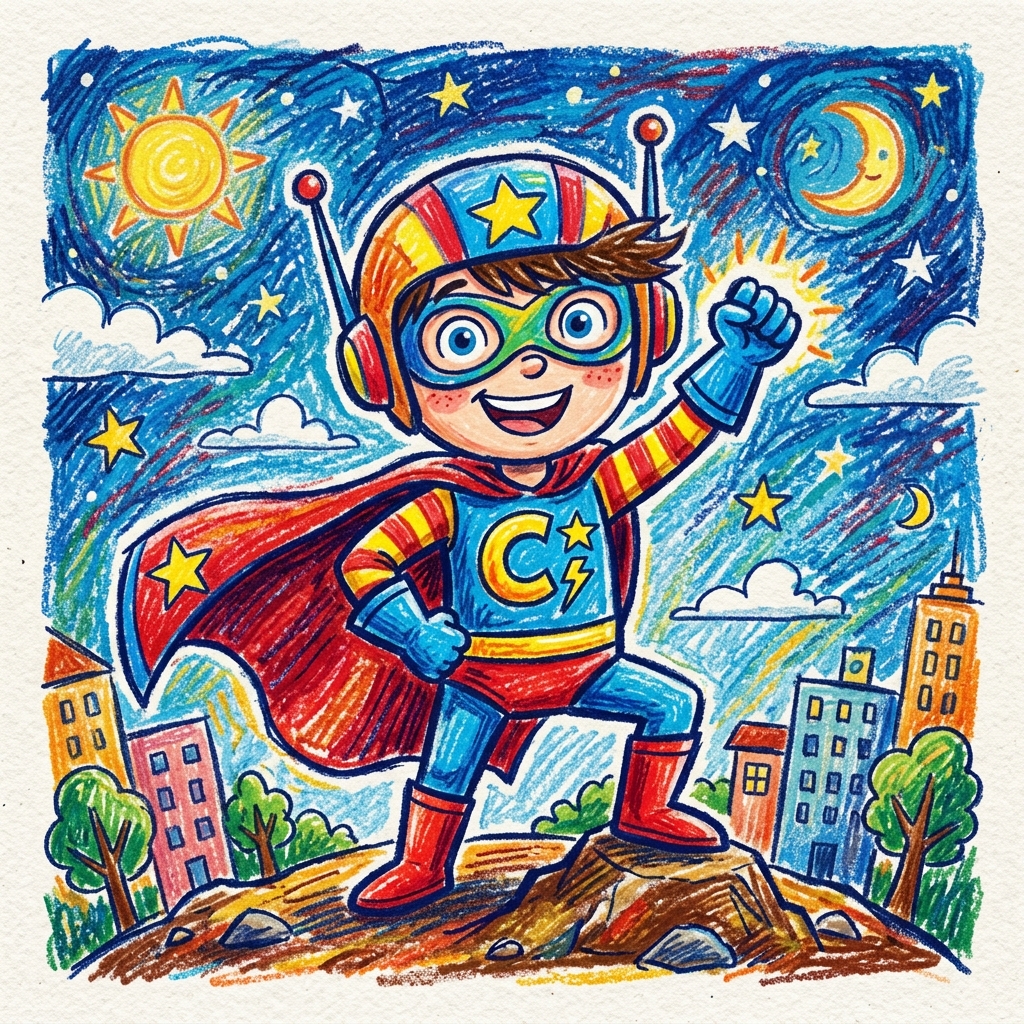 Crayon Drawing Example