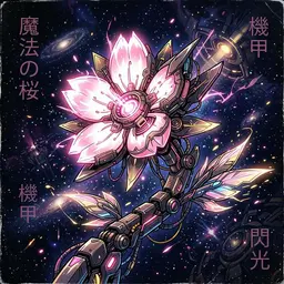 Anime / Mecha Cel-Shaded - flower