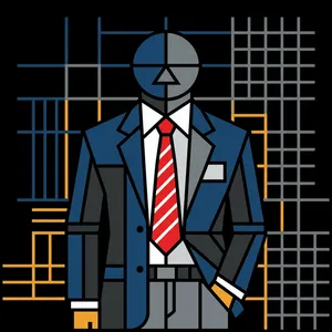 Bauhaus / Geometric - man