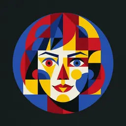 Bauhaus / Geometric - woman
