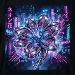 Cyberpunk / Neo-Tokyo - flower