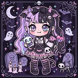 Kawaii / Pastel Goth - woman