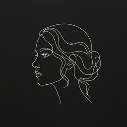 Monoline / Continuous Line - woman