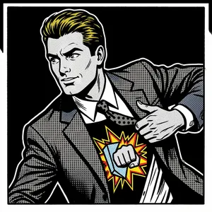 Vintage Pop-Art - man