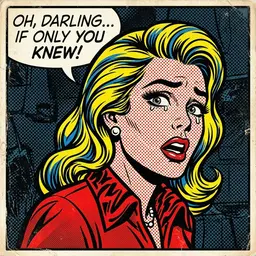 Vintage Pop-Art - woman