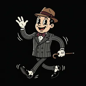 Vintage Rubber Hose (1930s) - man