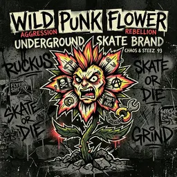 90s Skate / Grunge - flower