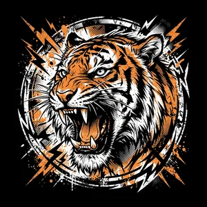 90s Skate / Grunge - tiger