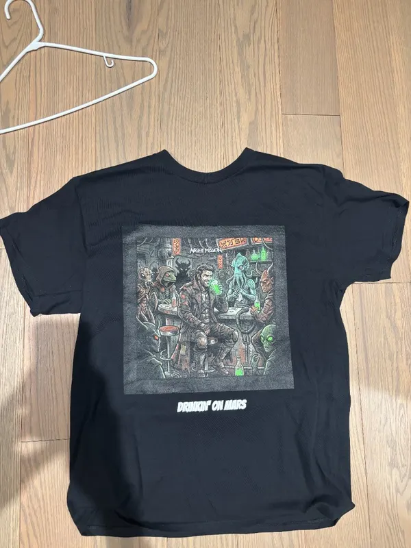 Drinkin' on Mars — Cantina Edition — Front of Shirt